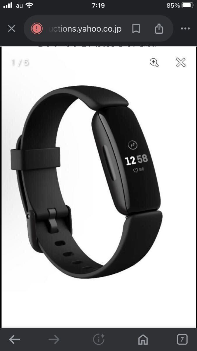 Fitbit Inspire2 ブラック FB418BKBK-FRCJK Fitbit Inspire2 ブラック