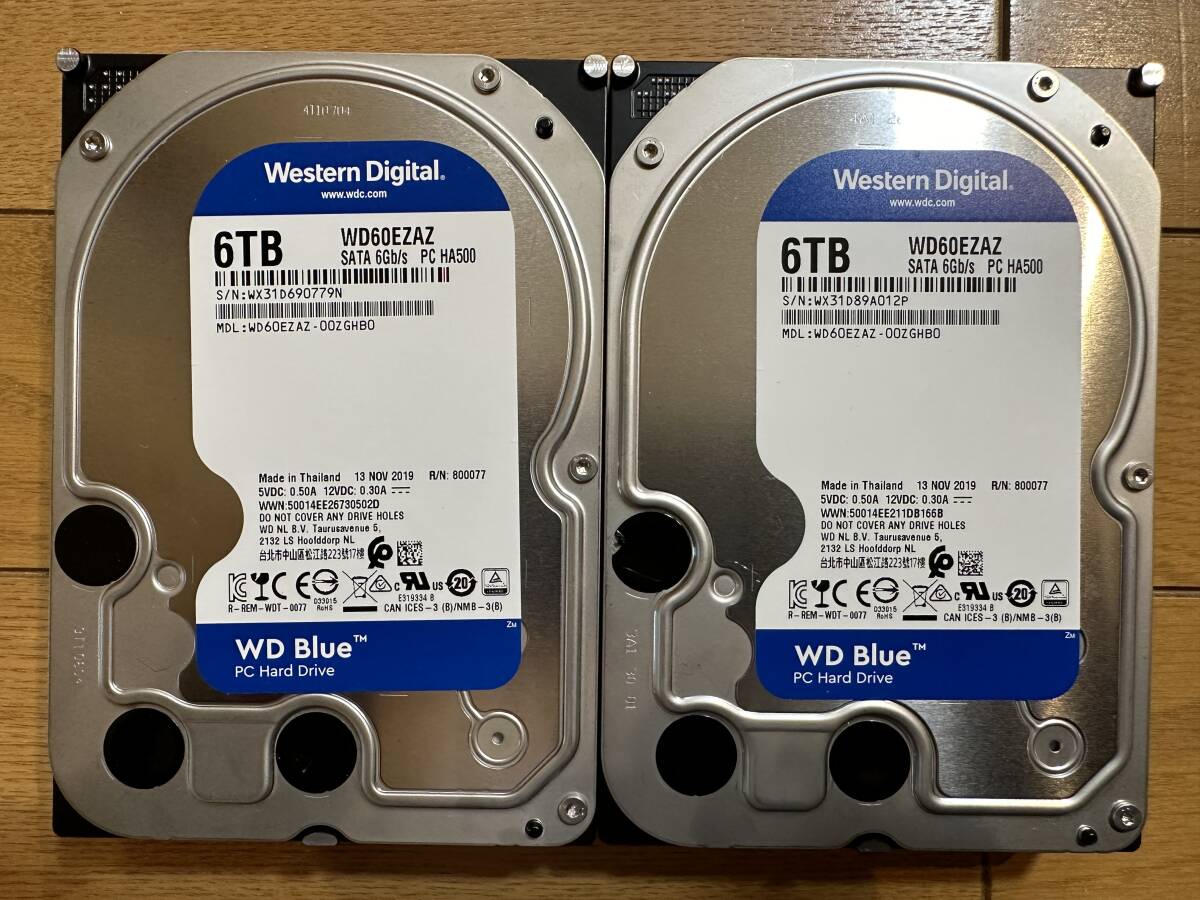Western Digital Wd60ezaz Wd Blue 6tb Sata-6gbps 25 3.5 Hdd