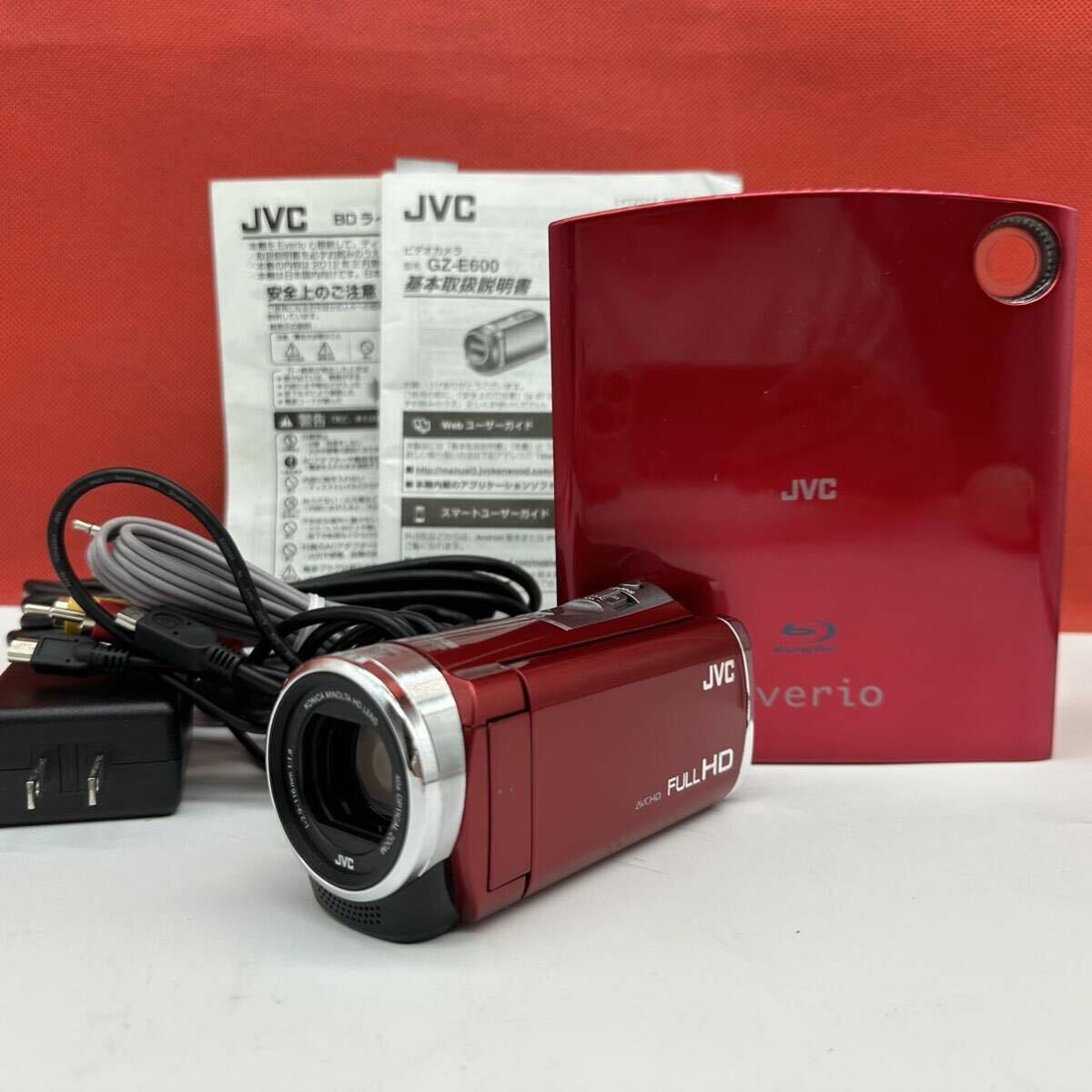 【動作確認ＯＫ】JVC Everio GZ-E600-D 動作確認OK】JVC Everio GZ-E600-D