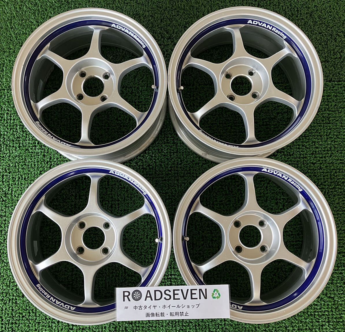 中古アルミホイール4本セット ヨコハマタイヤ ADVAN Racing RZⅡ ADVAN RACING RZ2 RZII ホイール 四本セット レーシング