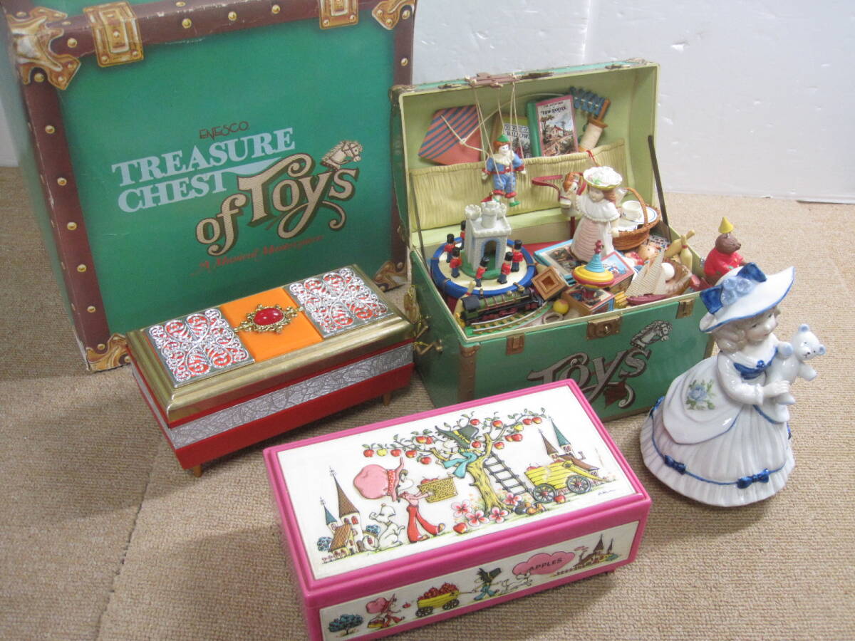 全体的に状態が悪い】☆オルゴール☆ENESCO エネスコ オルゴール夢の