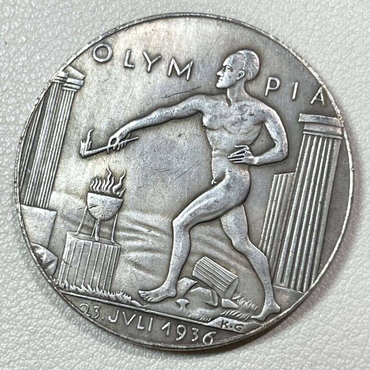 ドイツ 古銭 ベルリンオリンピック 1936年 記念メダル