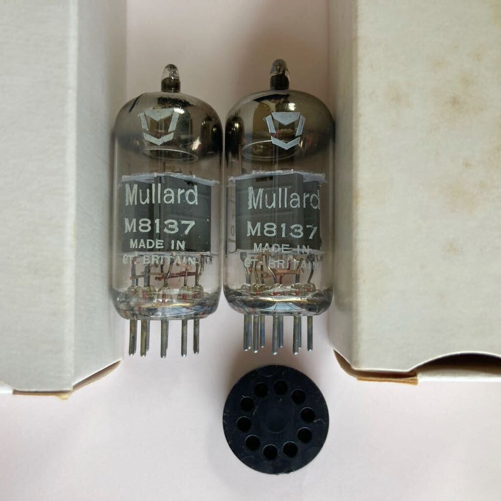 Mullard ムラード 真空管 CV4004/M8137 12AX7 3本 ▽ 50DBE-17 Mullard ムラード 真空管 CV4004/M8137 12AX7 3本 ▽ 50DBE-17