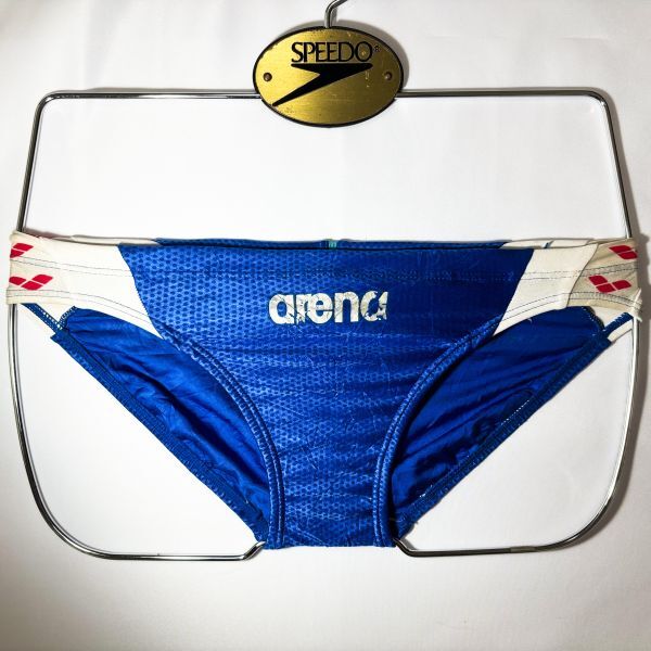 Mizuno 競泳水着 ホワイト/ブルー 競パン 中古品 Mizuno 競泳水着 ホワイト/ブルー 競パン 中古品 Mizuno 競泳