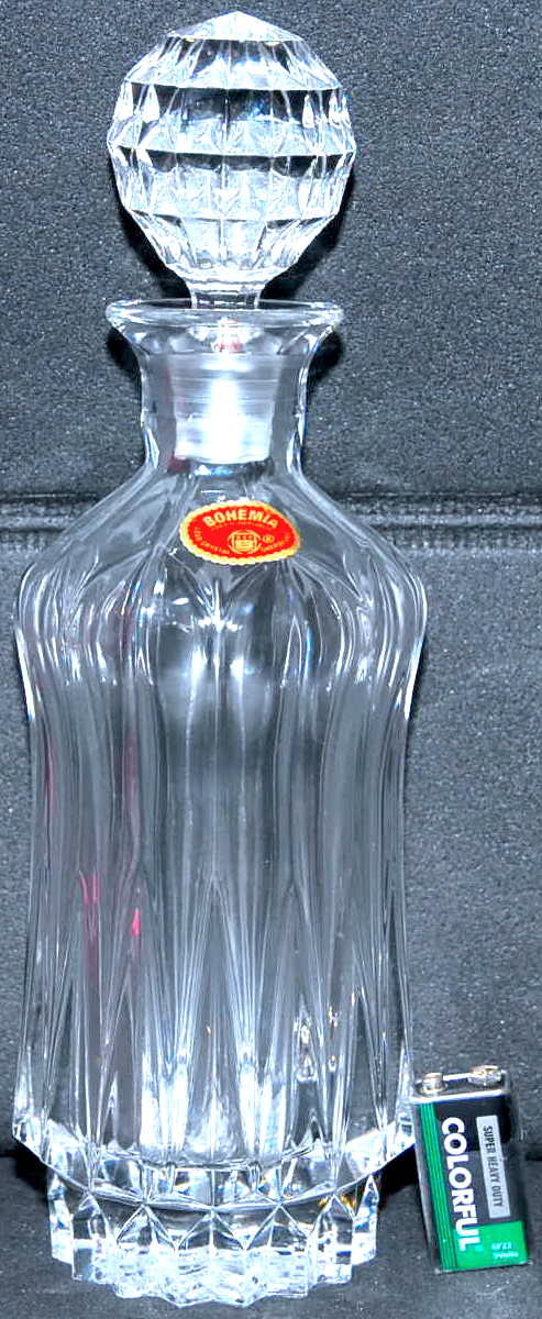 【未使用品】BOHEMIA Crystal デキャンタとグラスセット bohemia glass ボヘミアグラス デキャンタ デカンタ ワイン