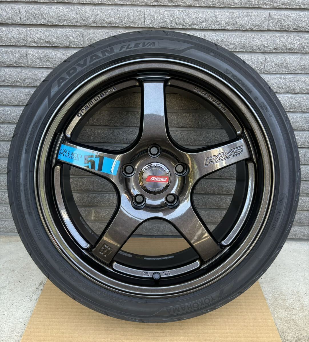 未使用】レイズ グラムライツ 57CR SPEC-M 7J-17インチ5H