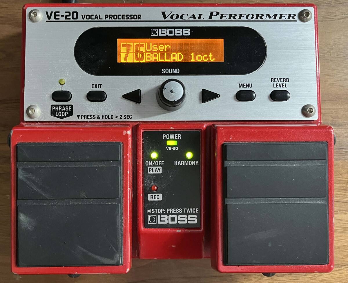 ボーカルエフェクター　VE-20 美品 ボーカルエフェクター VE-20 美品 BOSS ボス VE-20 ボーカル