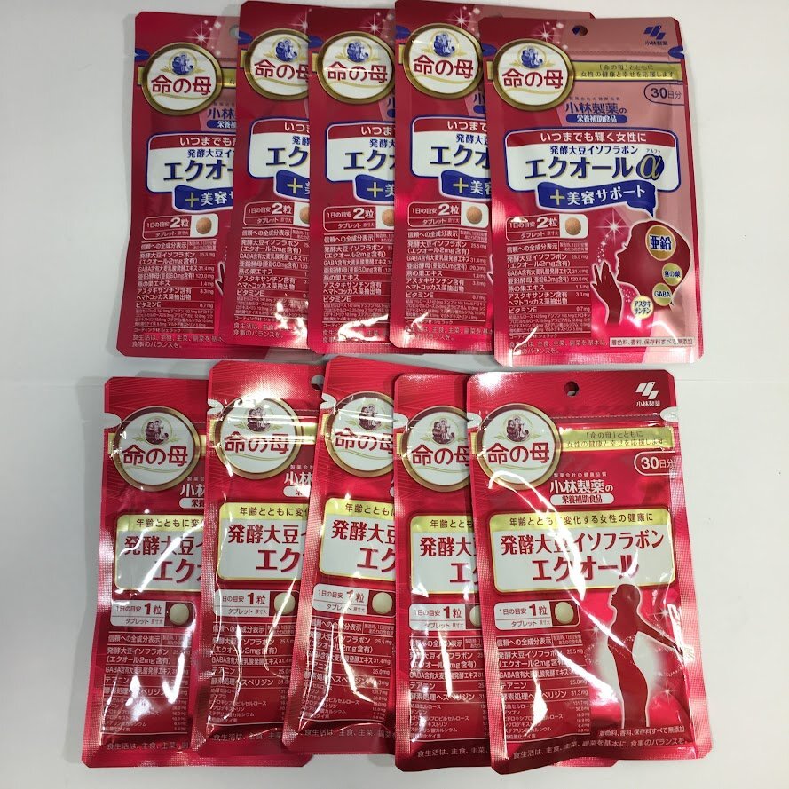 小林製薬 エクオール 300日分 小林製薬 エクオール 30粒 発酵大豆