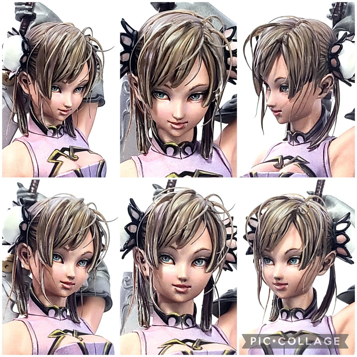 二次元 リペイント 綾波レイ 顔の描き直し/頭髪追加 フィギュア 塗装