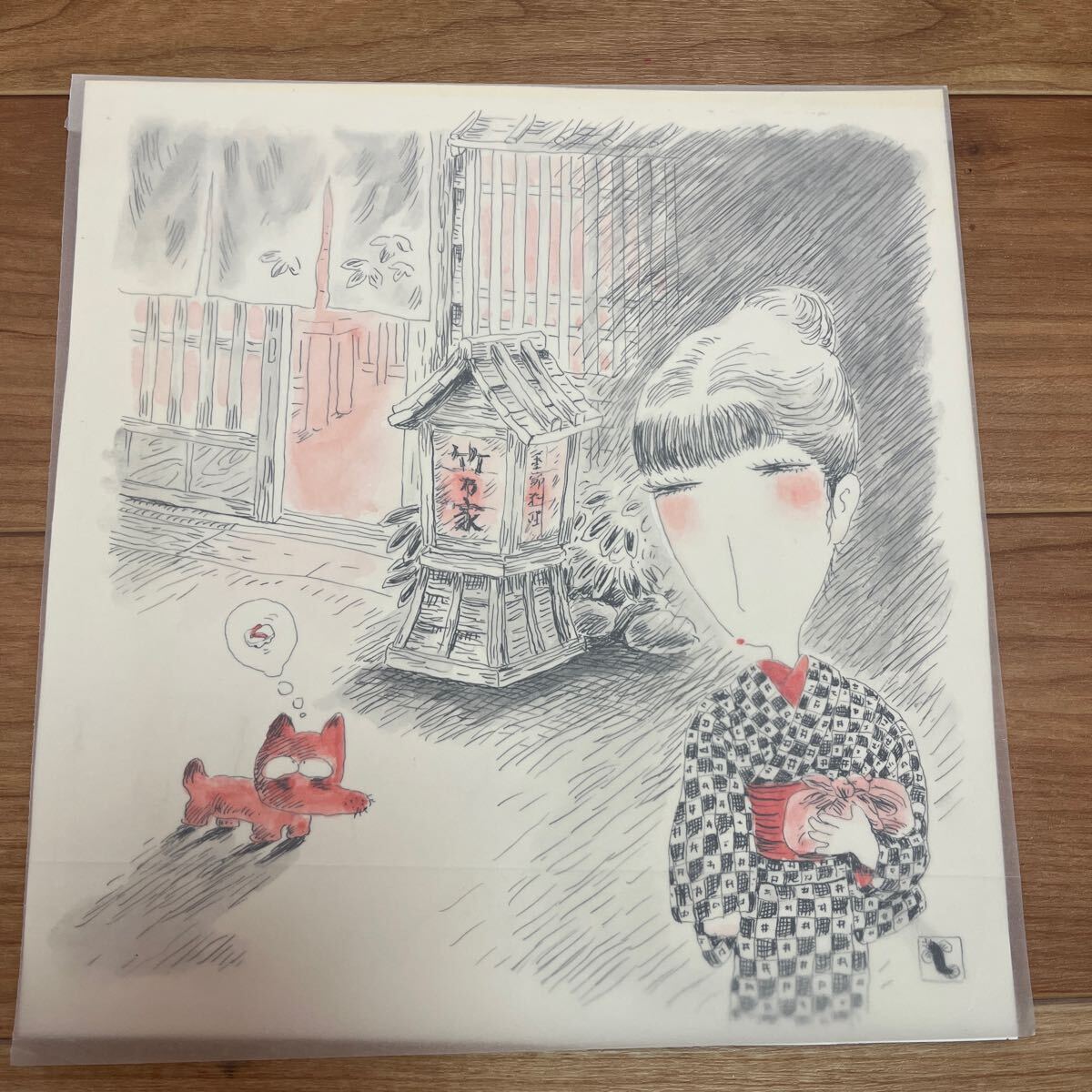 得価，定番人気 滝田ゆう 直筆真筆 原画『』自筆肉筆 原稿◇ガロ 昭和東京