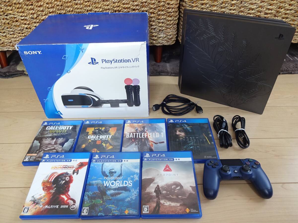 ps4本体&ソフト6本&周辺機器多々