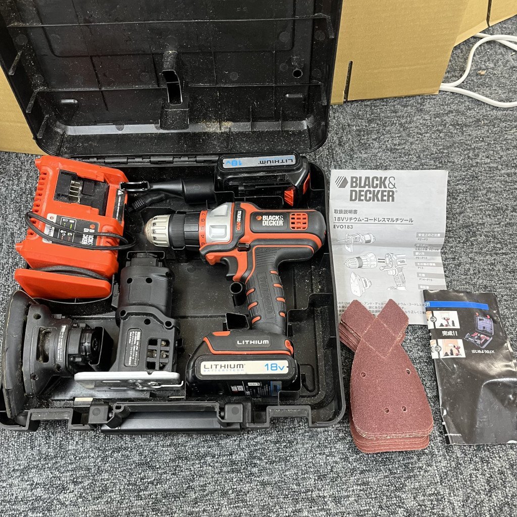 新品未使用 ブラックデッカー マルチツールエボ 新品未使用 ブラックデッカー マルチツールエボ