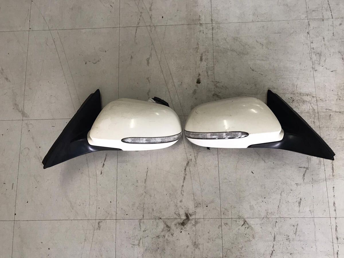 プリウス 30後期純正 右ドアミラー動作確認済み プリウス 30系 後期 ドアミラー 自動格納キット 12V