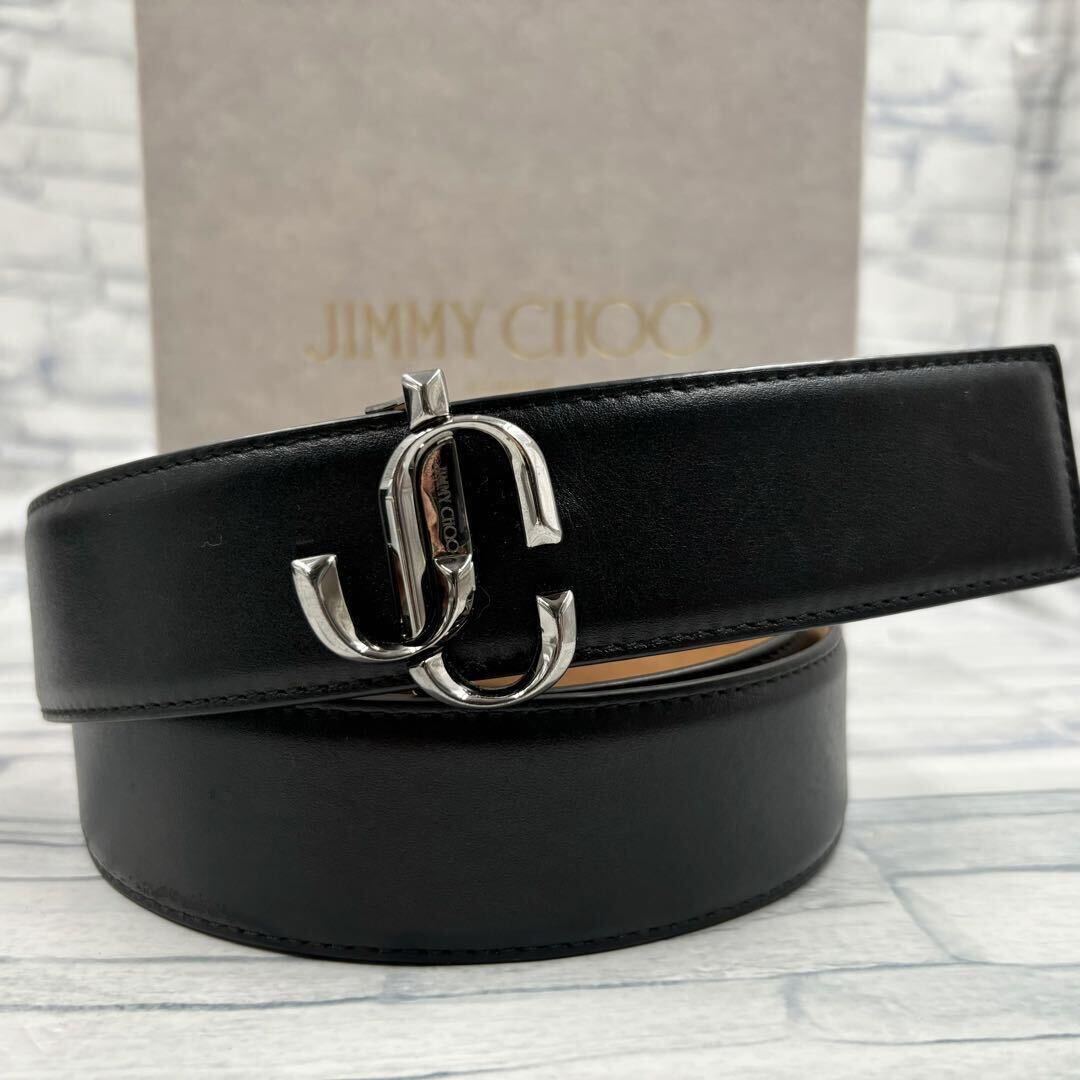 未使用級】JIMMY CHOO PIMLICO BLACK A4 トートバッグ