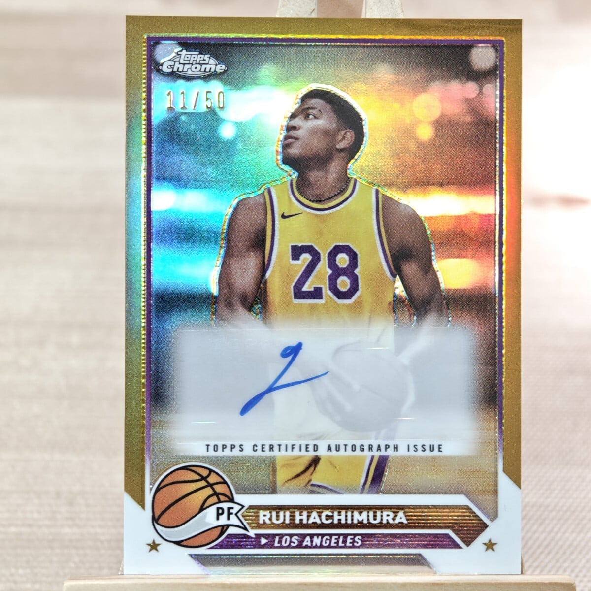 八村 サインカード 99枚限定 八村塁 直筆サインカード PANINI NATIONAL