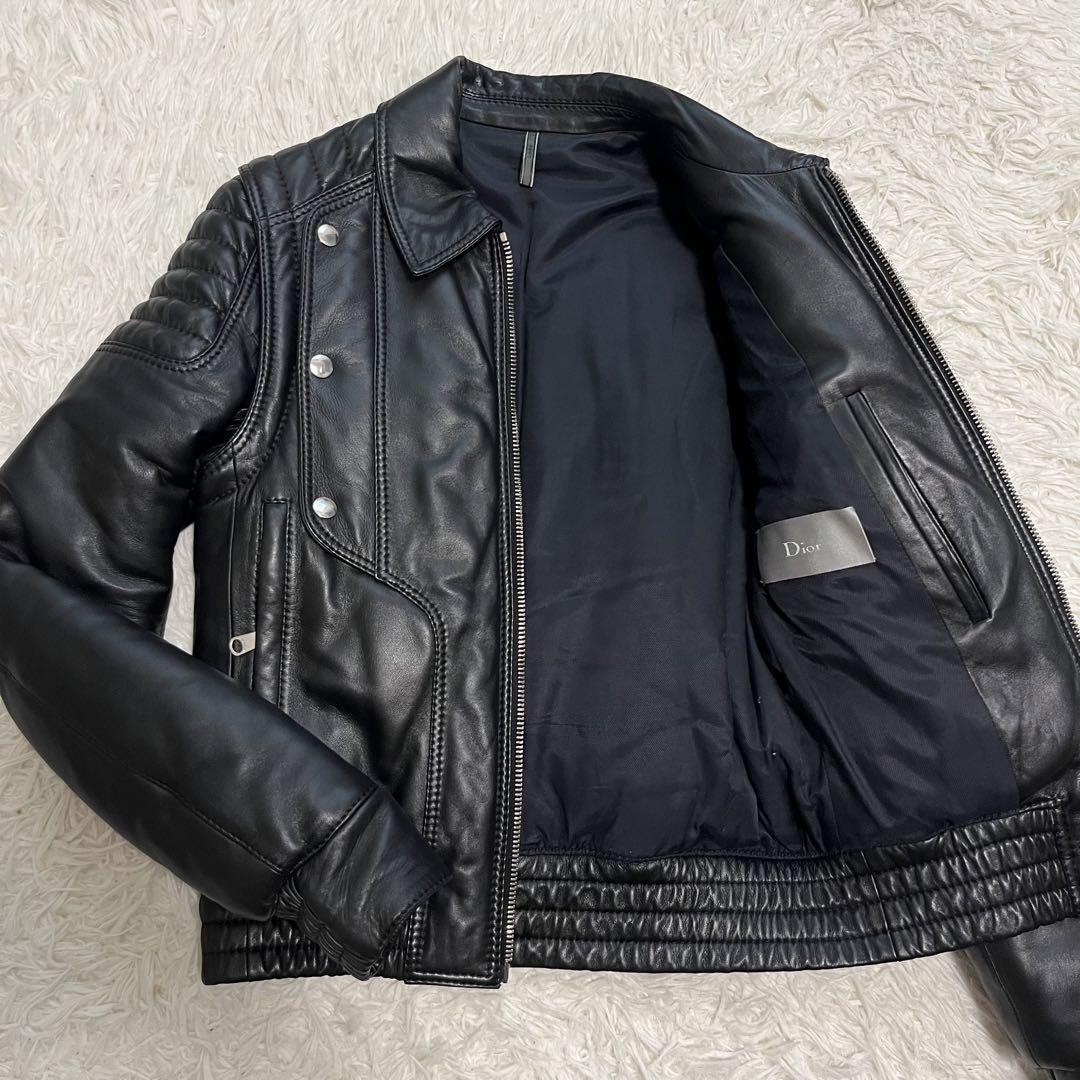 ディオールオム Dior Homme レザージャケット 05AW Tポケット レザー