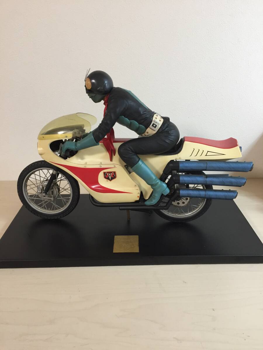 【全体的に状態が悪い】訳あり ジャンク品 レインボー造型企画 RMW 1/5 仮面ライダー旧1号 サイクロン号 フィギュアの落札情報詳細 ...