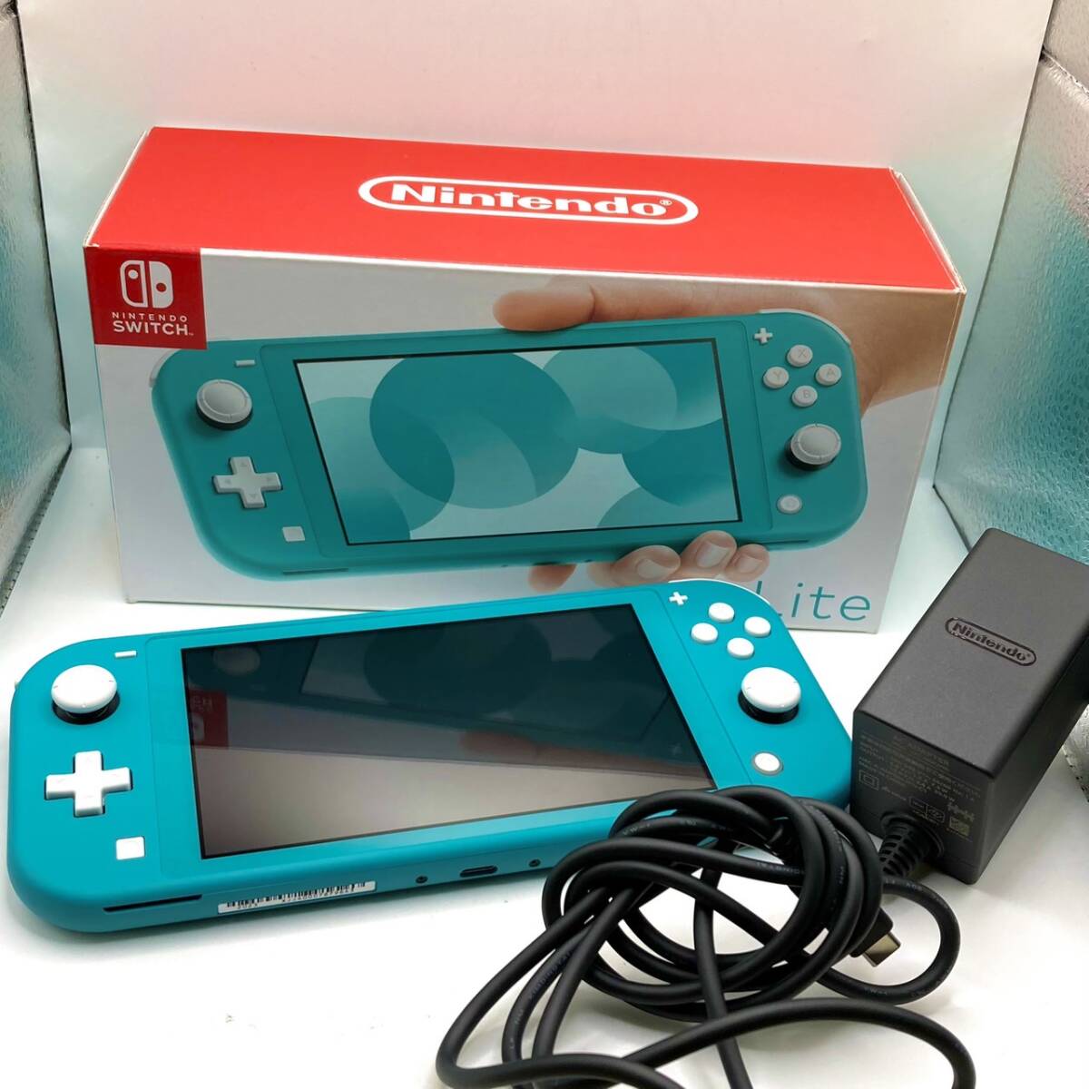 【すぐ遊べるセット・液晶美品】Switch Lite ターコイズ 本体 動作品 すぐ遊べるセット・液晶美品】Switch Lite ターコイズ 本体 動作品