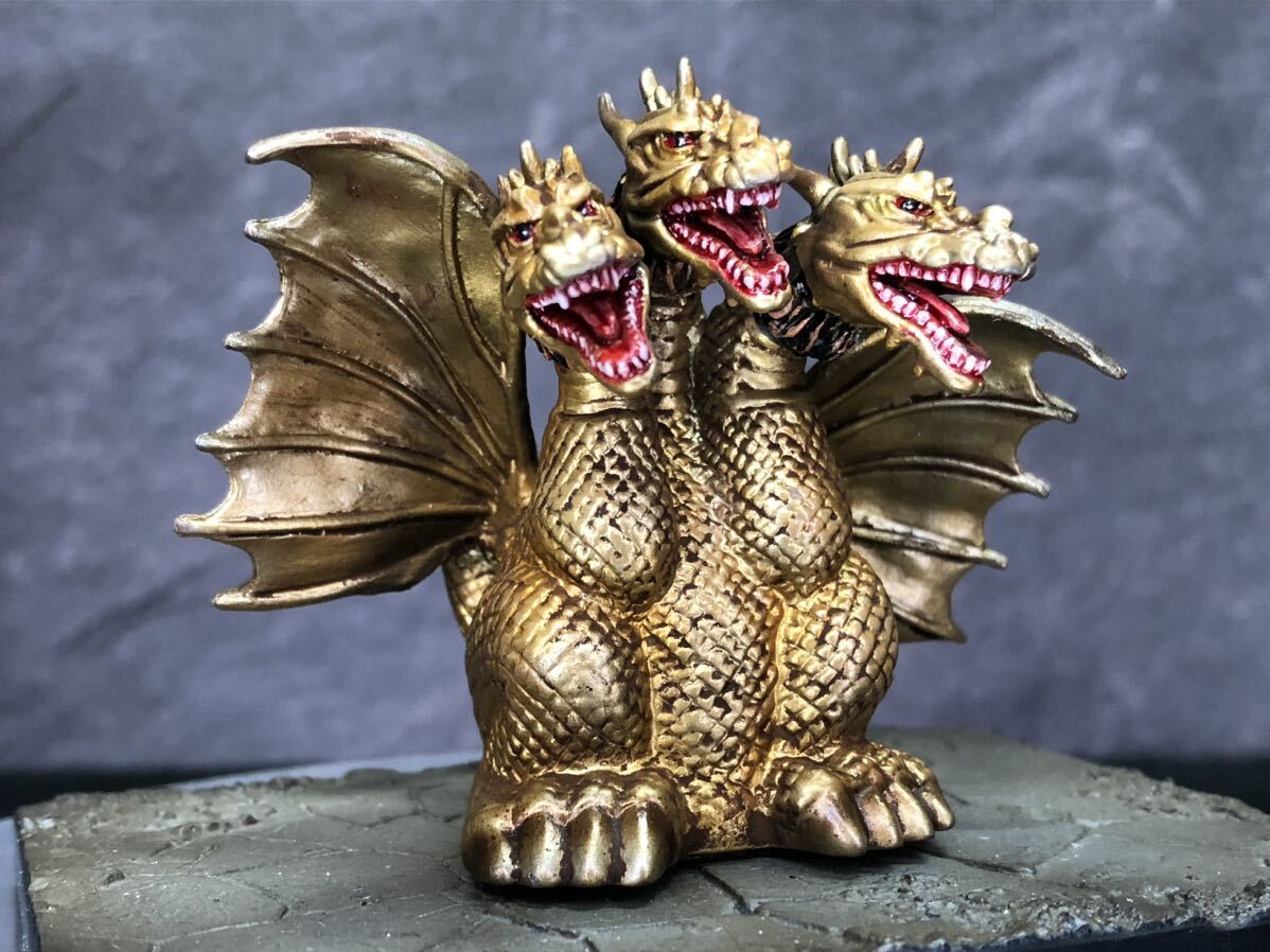 ゴジラ怪獣ソフビ 二代目ラドン 改造リペイント完成品 特撮