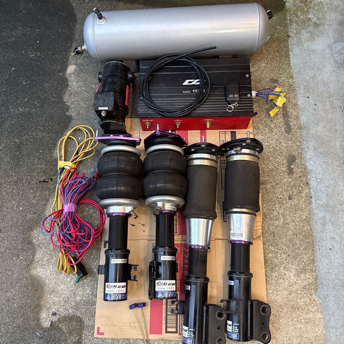 美琴 クラウン IDEAL （イデアル）D2 AIR エアーサスペンション Yahoo!オークション - IDEAL イデアル D2 AIR GRS180 GRS200