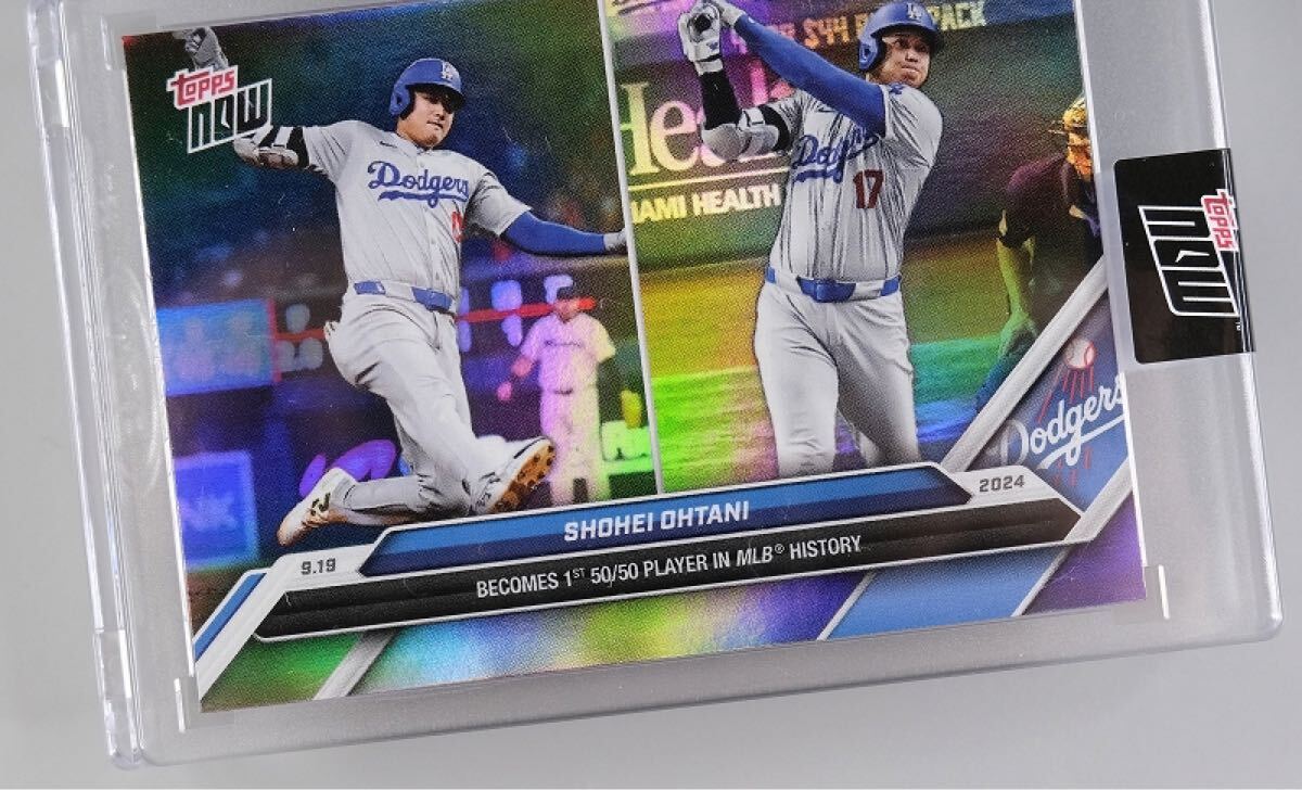 未使用】【7】家宝級レア！大谷翔平 2024 Topps Now 50/50 超限定 
