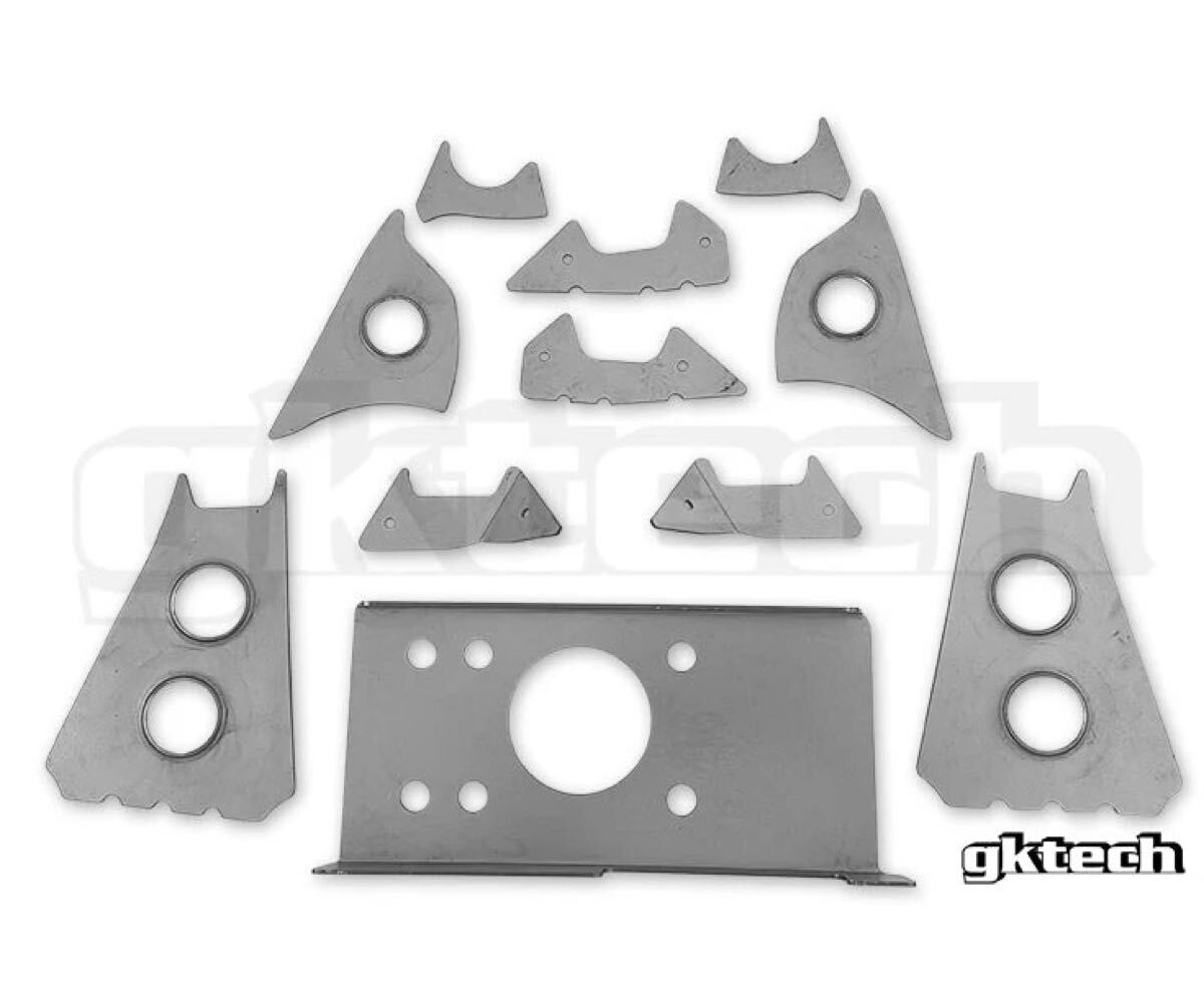 【未使用】V2 S13/180SX/R32 メンバー溶接補強プレート …
