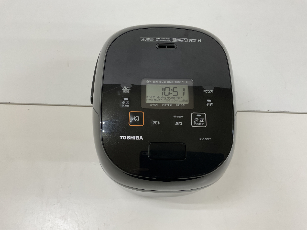 東芝真空 IH ジャー炊飯器 RC-10VRT 2022年製