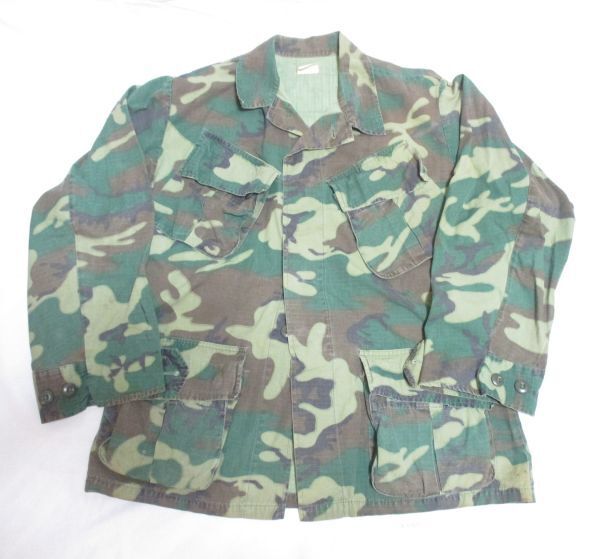 米軍ベトナム戦争/ERDL/初期型/グリーンリーフ/ジャケット/実物・美品 米軍ベトナム戦争/ERDL/初期型/グリーンリーフ/ジャケット/実物