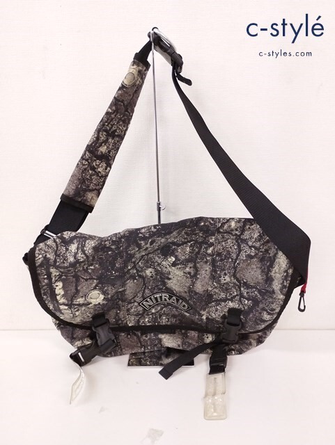 美品 NITRAID CORDURA 総柄 メッセンジャー バッグ ナイトレイド