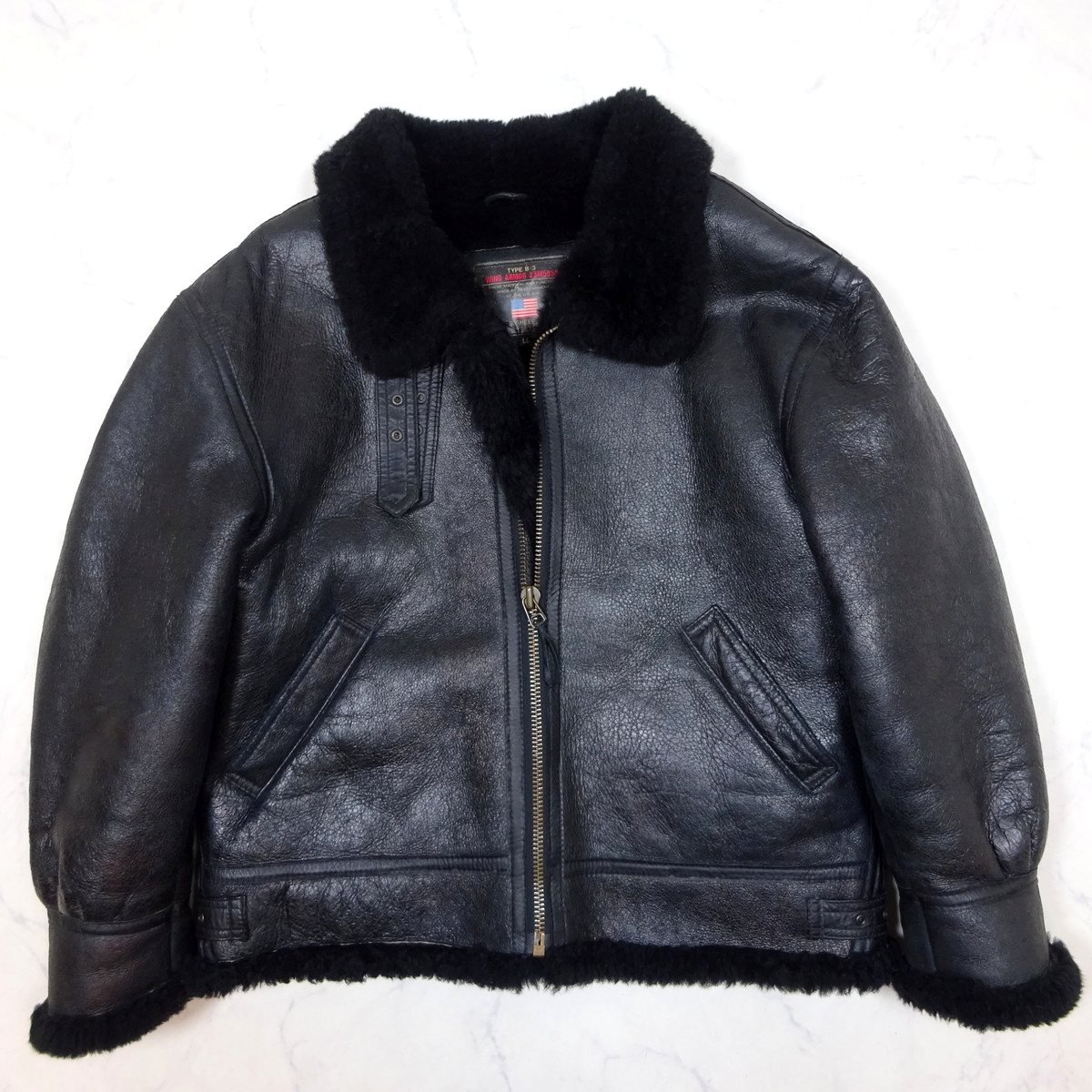 WIND ARMOR 23M5658 B-3(S)シープスキンムートンジャケット（☆WIND 