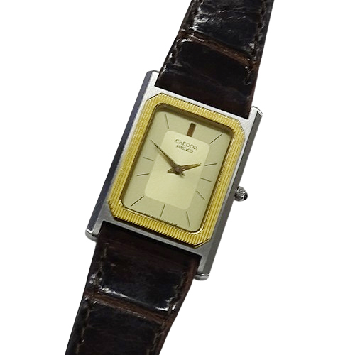 SEIKO CREDOR 14KT 腕時計 1円 セイコー QZ 6730-5091 クレドール SS