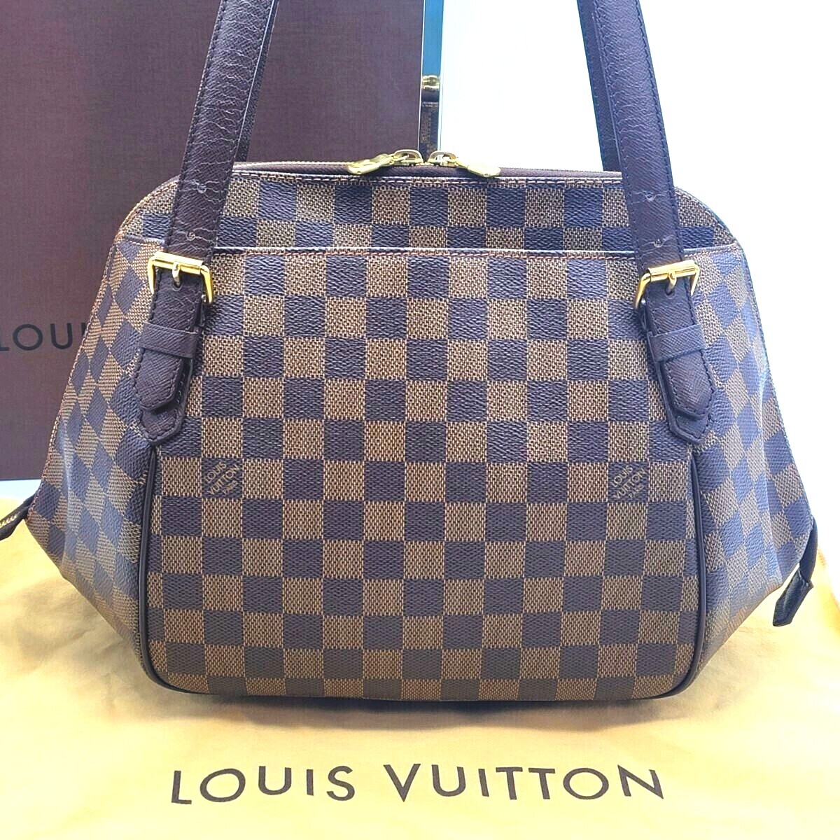 LOUIS VUITTON 巾着ショルダーバッグ プチノエエピ の落札情報詳細 