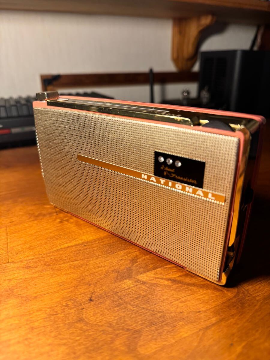 昭和レトロ トランジスタラジオ ナショナル T-987-TRANSISTOR ☆昭和