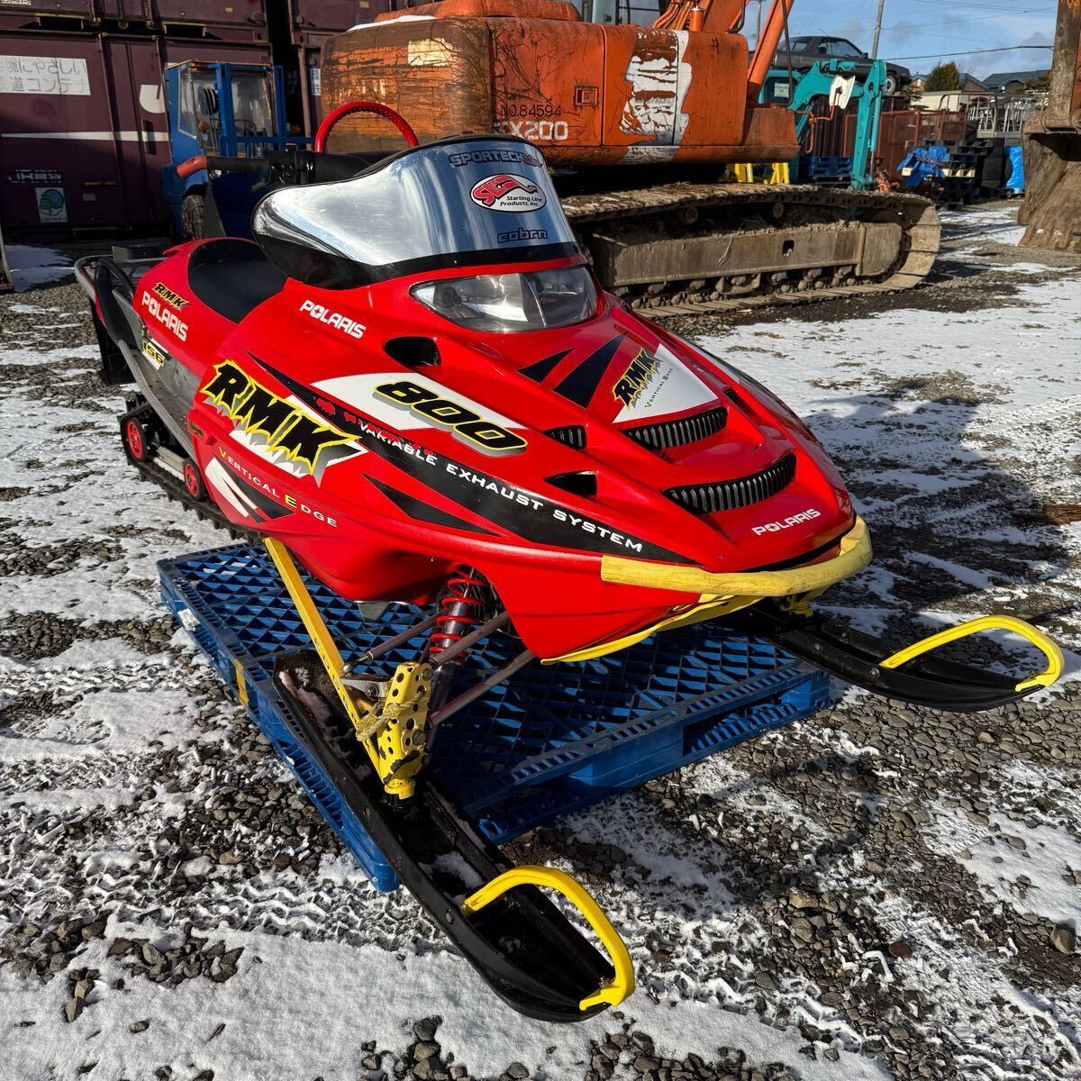 スノーモービル ポラリスRMK800 バック付き（2024 POLARIS 9R