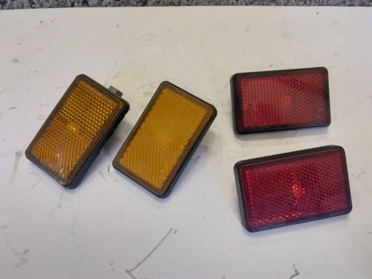 Z2 Z1系サスペンション　リフレクター　新品 Z1/Z2 リフレクター レッド : スキャン 株式会社 - 通販 - Yahoo