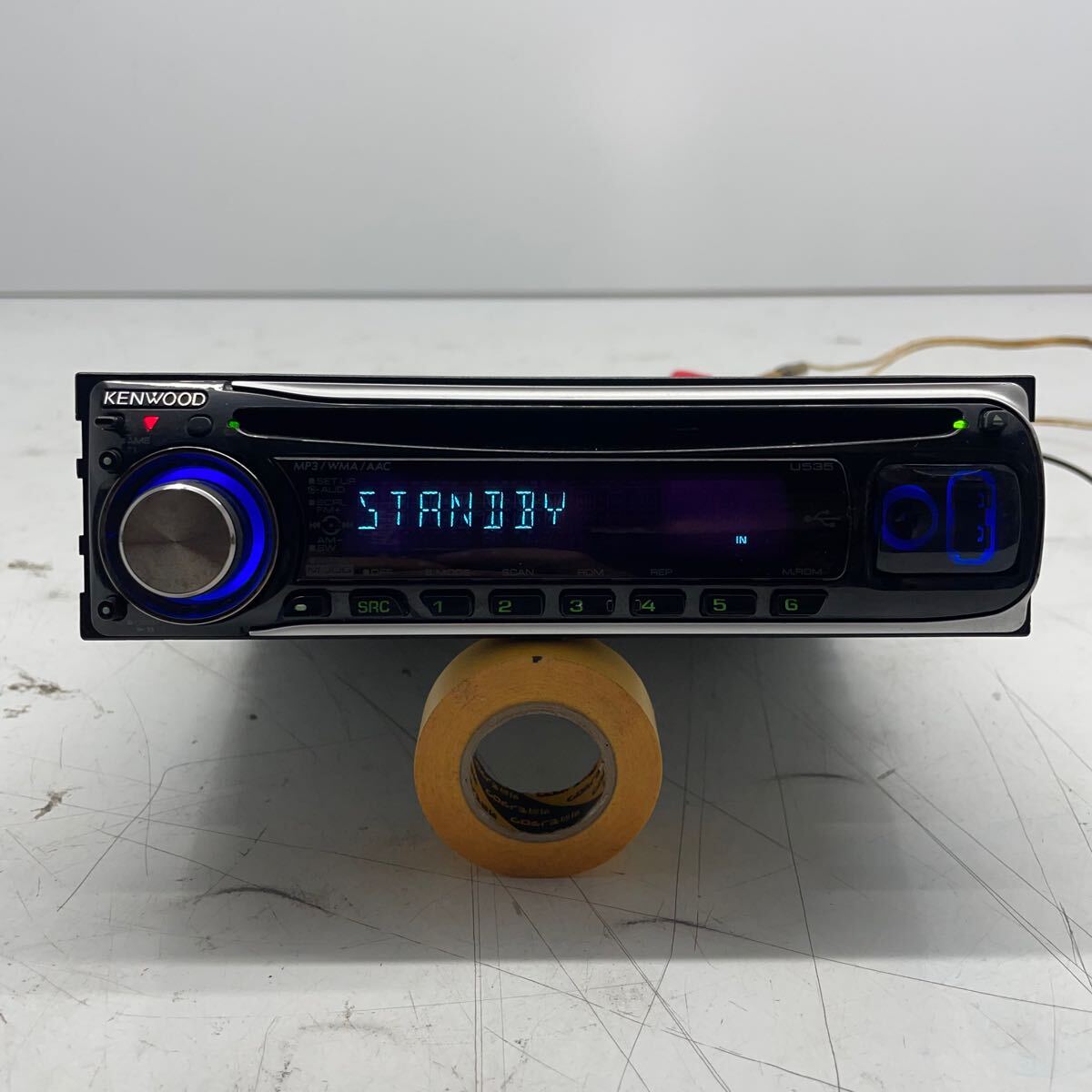 完動品】KENWOOD U717 1DIN CDデッキ