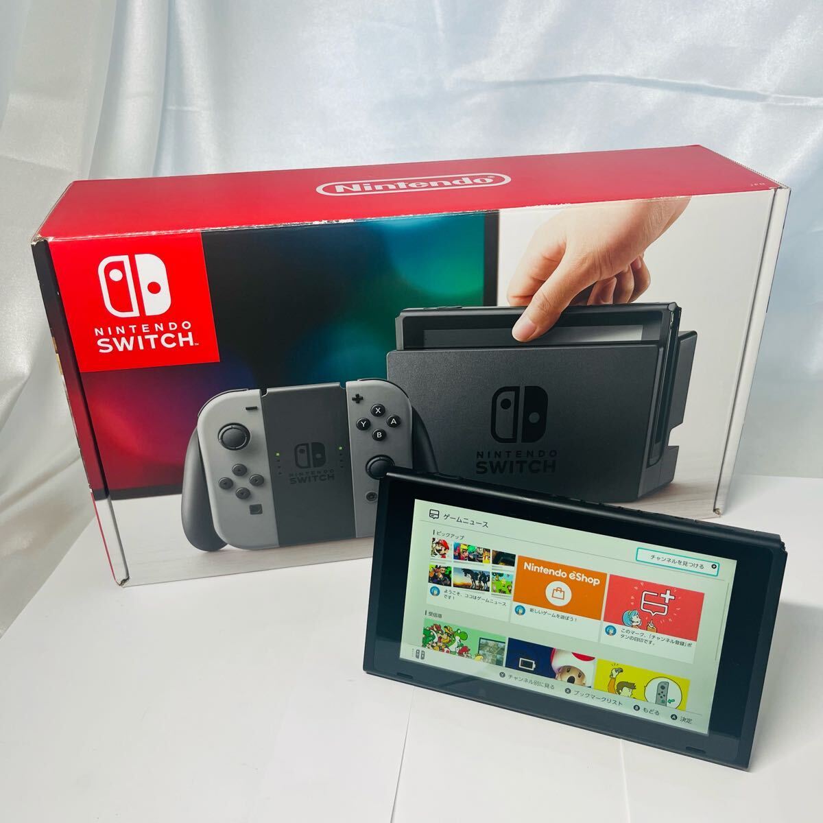 旧型　ニンテンドースイッチ　グレー　2018年製 Nintendo Switch 本体のみ 旧型2018年製 動作品（送料無料 未