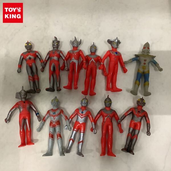 98 ブルマァク ウルトラの母 マスク付 ソフビ 人形 / 当時物