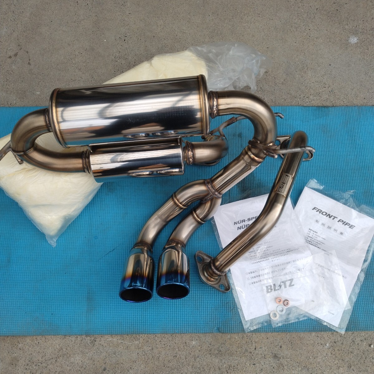 ER34 砲弾マフラー ブリッツ　3点セット　RB25DET 送料込み ER34 砲弾マフラー ブリッツ 3点セット RB25DET 送料込みER34 マフラー