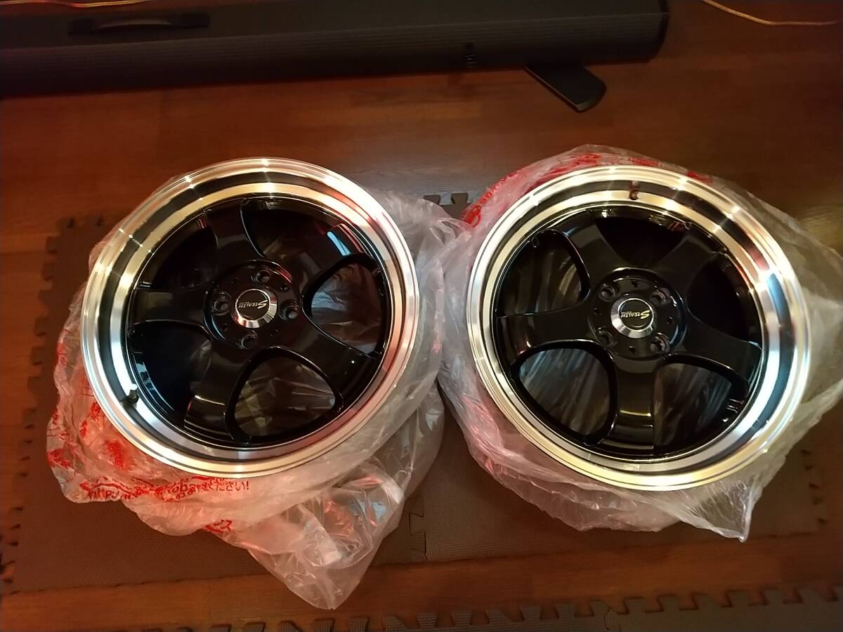 【アウトレット処分品】ステルスレーシングK35　カスタム軽四用幅広6.0J　HK165/40R17タイヤ付