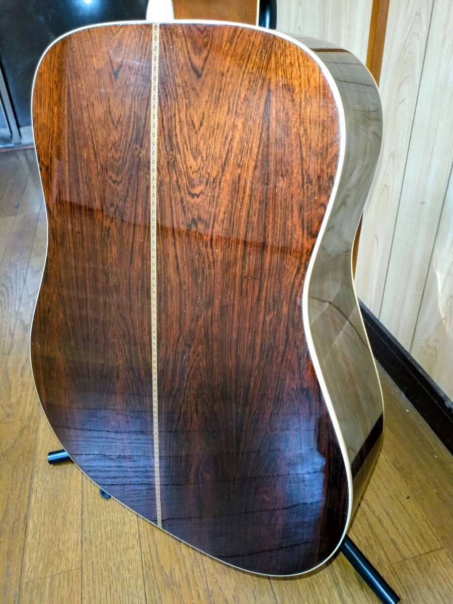 貴重 極美品 MORRIS LF-500 ハカランダ合板 アコースティックギター