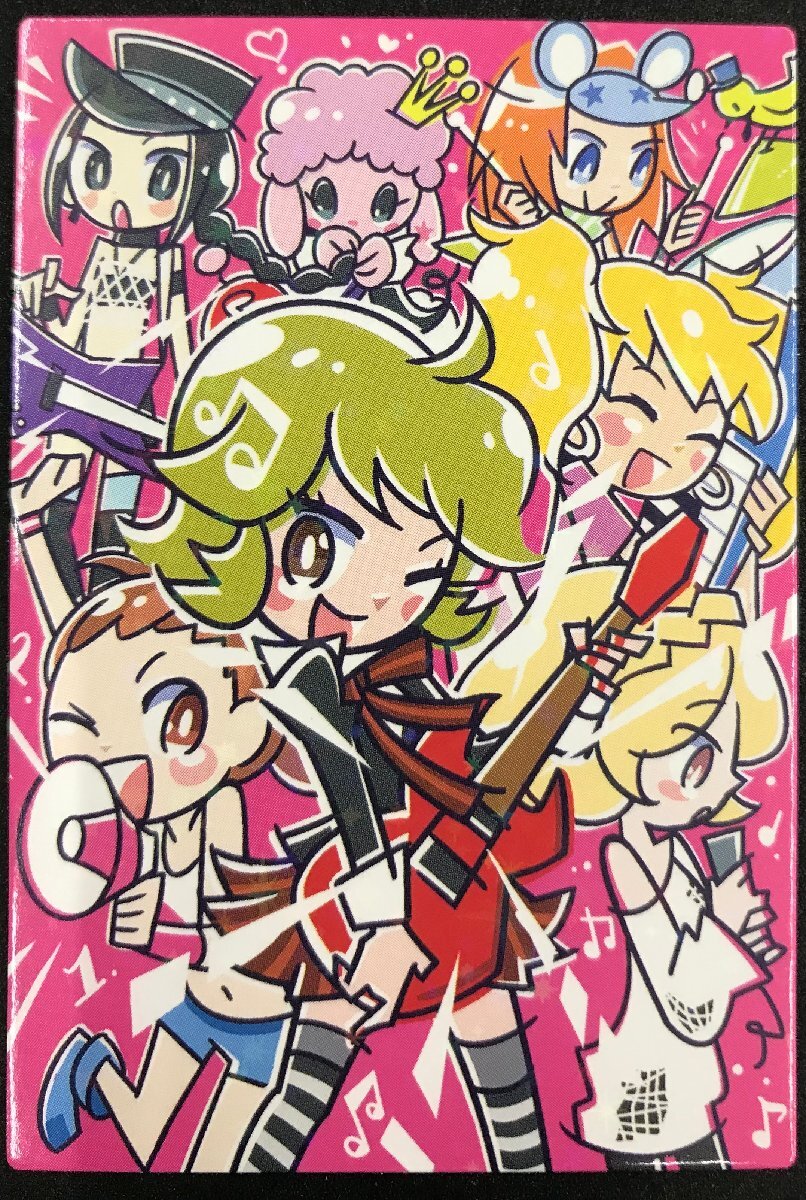 ポップンカード「餌を取り合ふ獣図」カゲトラ 獅子若 ポップン