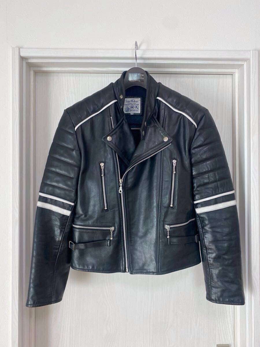 SAINT LAURENT サンローラン 13AW カフェレーサー レザージャケット 42