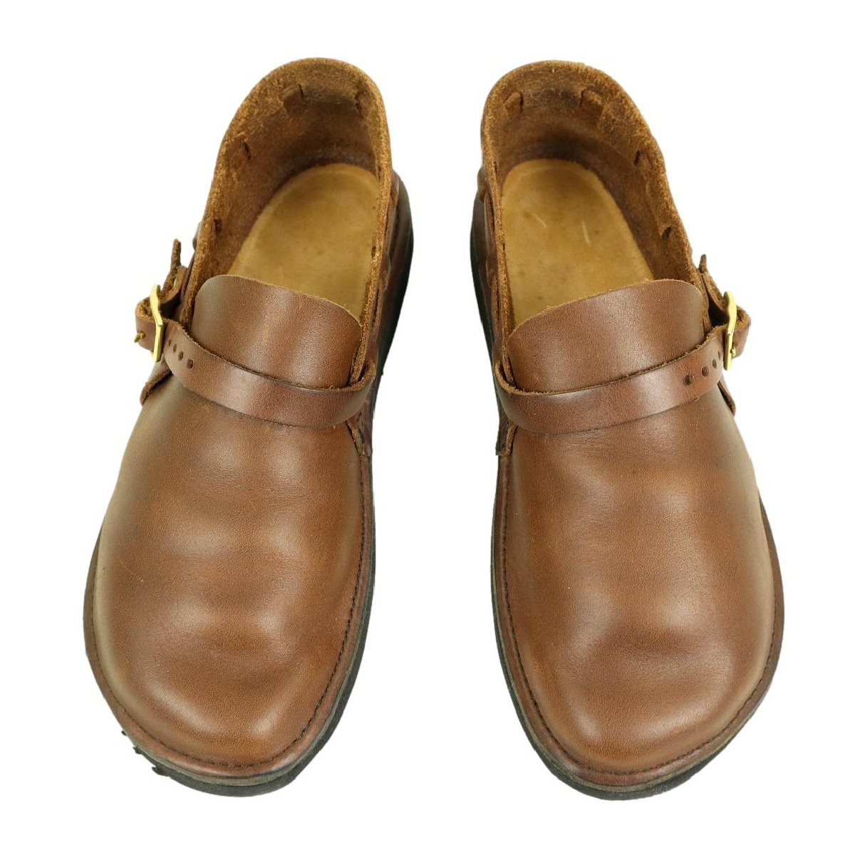 【目立った傷や汚れなし】【s3485】【美品】aurora Shoes オーロラシューズ ミドルイングリッシュ レザーシューズ レザーサンダル 