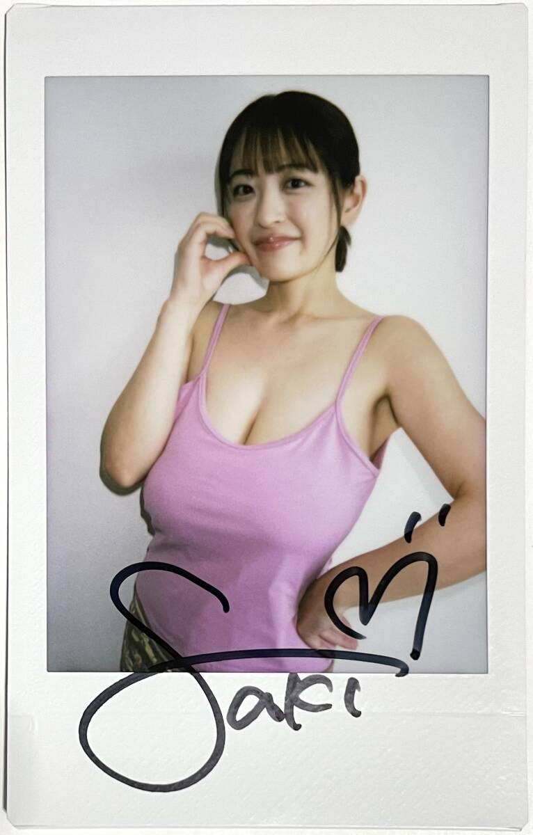柳瀬さき　直筆サイン入りチェキ Yahoo!オークション - 柳瀬さき 直筆サイン入り特典チェキ①
