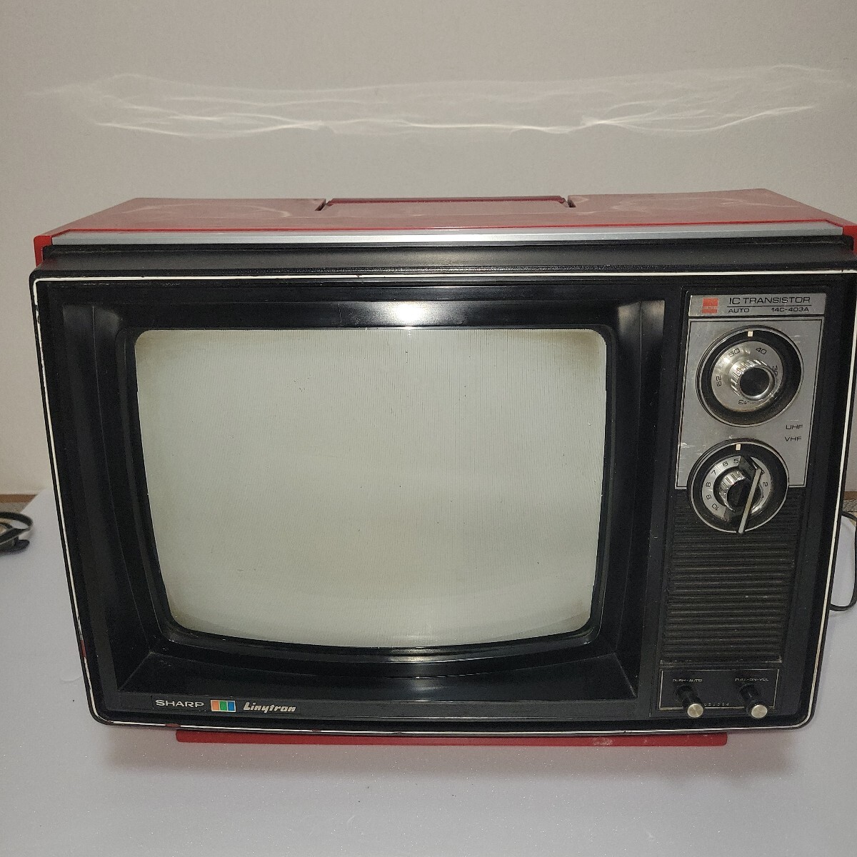 中古】昭和レトロ家電 シャープSHARP TVラジカセ 一体型 5P-R1U
