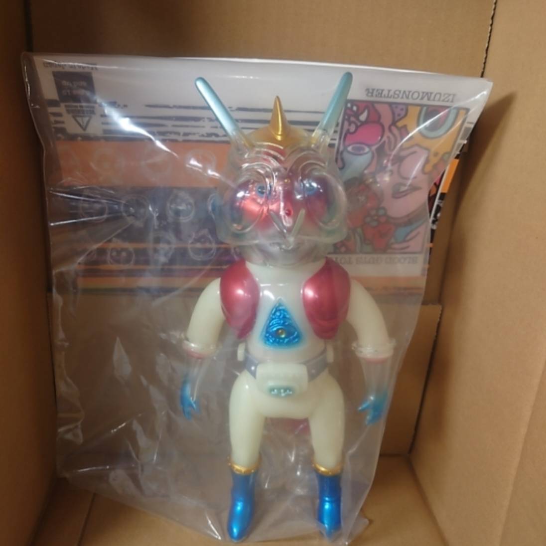 未使用】kenth toy works ソフビ ゴッドジンライ 1期 シカルナ