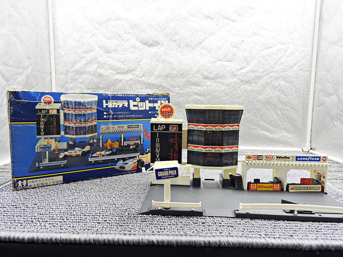 (新品未使用品)希少！当時物 トミカラマ　ピットイン Yahoo!オークション - 希少 当時物 トミカラマ ピットイン 箱