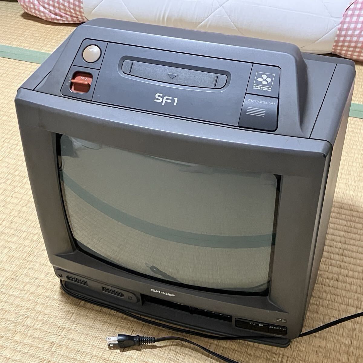 動作品 スーパーファミコン内蔵テレビ TV SHARP/シャープ 21G-SF1 一