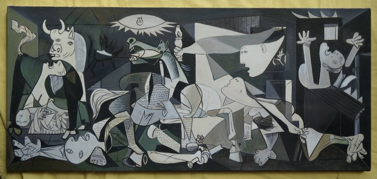 パブロ・ピカソ 手描き 油彩画 作者サイン 貴重 Amazon.co.jp: 油絵 数字キットによる絵画 塗り絵 大人 手塗り